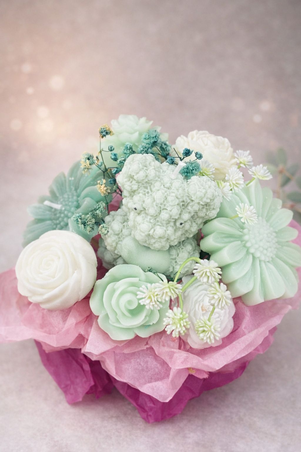 Finess Glass Candle Bouquet - Image 3